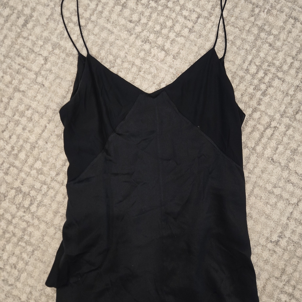 rag & bone Black Silk Camisole